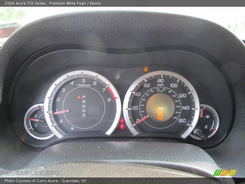 Premium White Pearl / Ebony 2009 Acura TSX Sedan