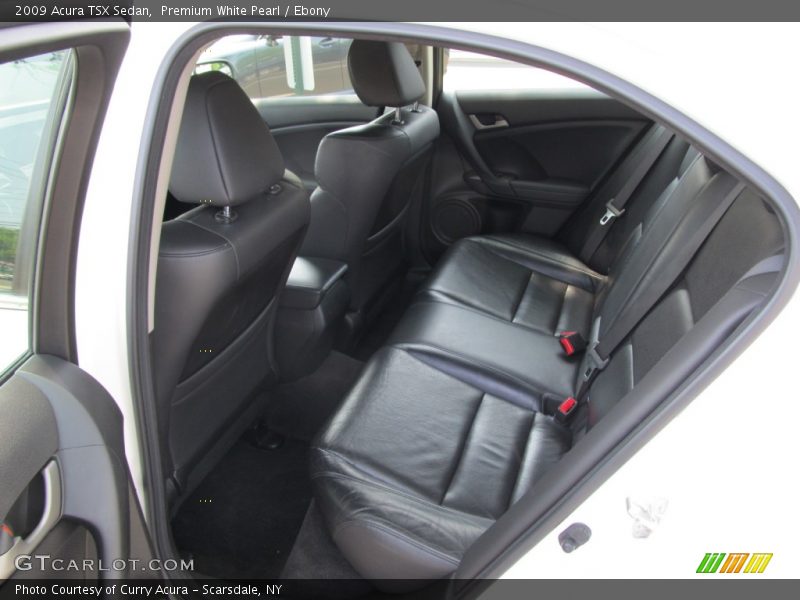Premium White Pearl / Ebony 2009 Acura TSX Sedan