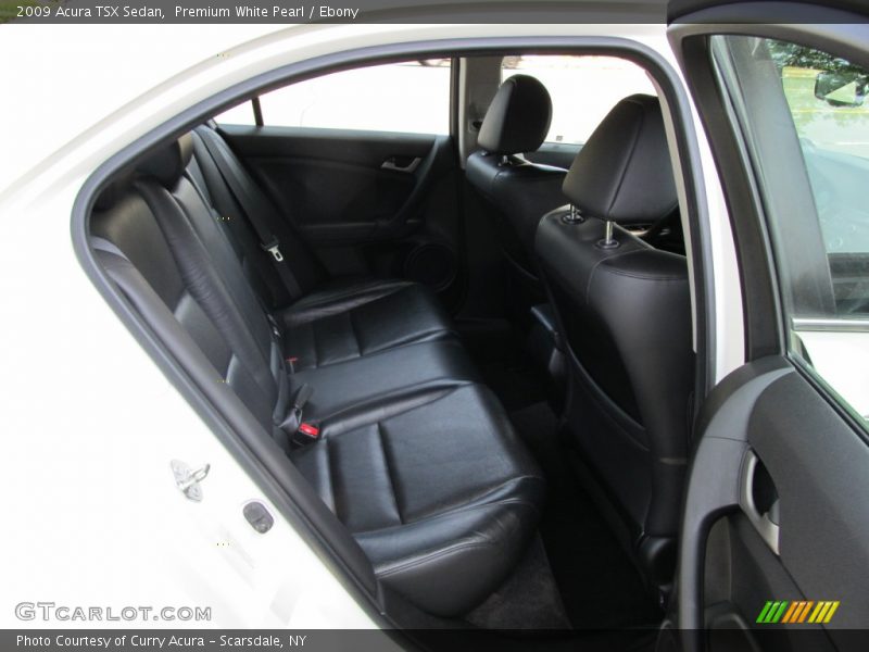 Premium White Pearl / Ebony 2009 Acura TSX Sedan