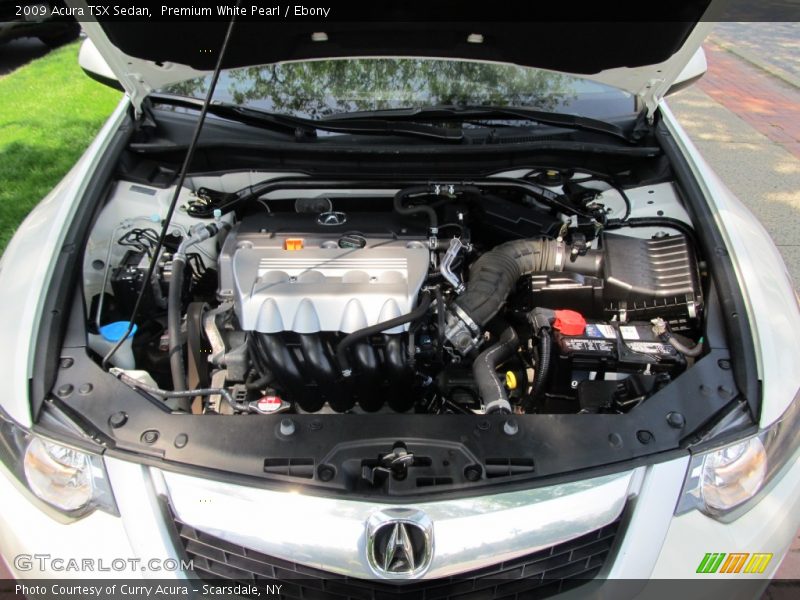 Premium White Pearl / Ebony 2009 Acura TSX Sedan