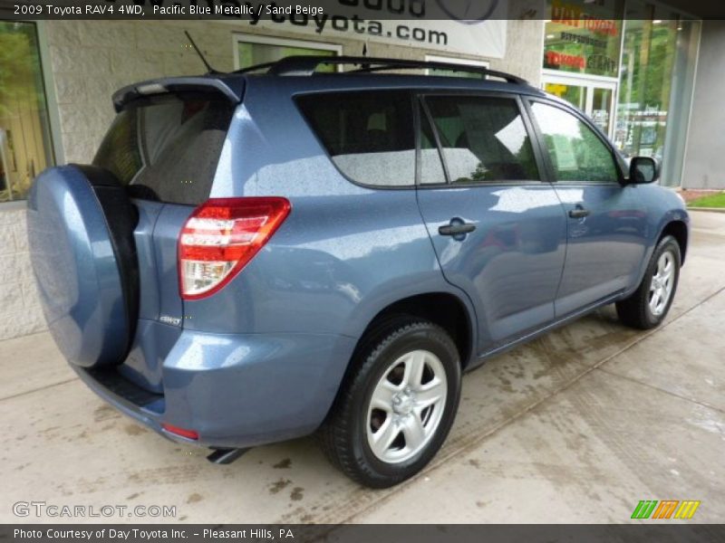 Pacific Blue Metallic / Sand Beige 2009 Toyota RAV4 4WD