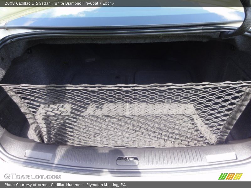 White Diamond Tri-Coat / Ebony 2008 Cadillac CTS Sedan