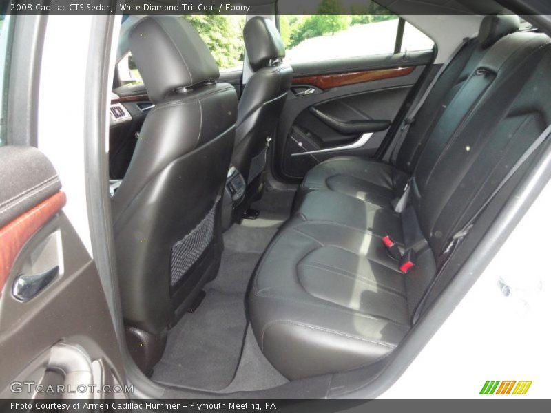 White Diamond Tri-Coat / Ebony 2008 Cadillac CTS Sedan