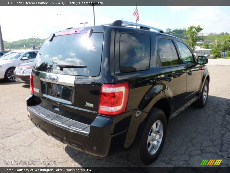 Black / Charcoal Black 2010 Ford Escape Limited V6 4WD