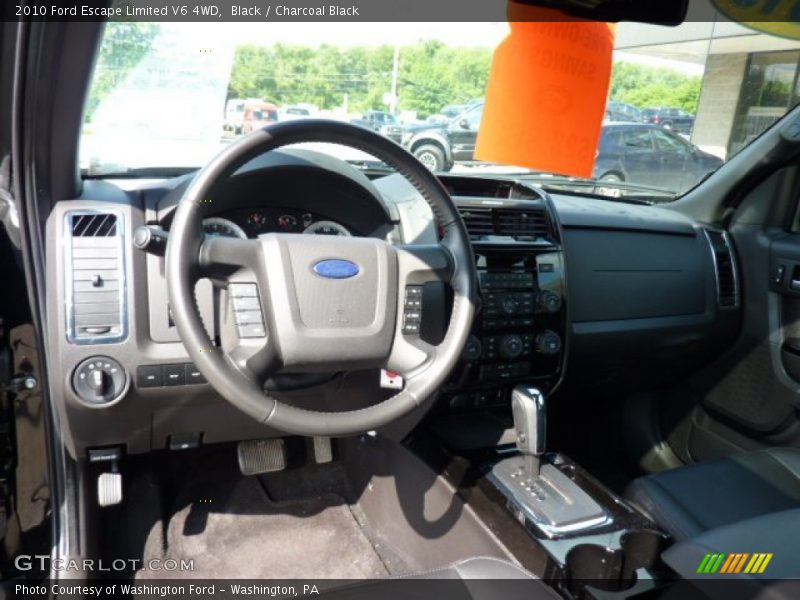 Black / Charcoal Black 2010 Ford Escape Limited V6 4WD