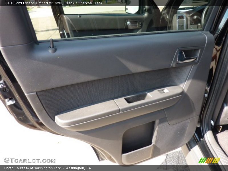 Black / Charcoal Black 2010 Ford Escape Limited V6 4WD