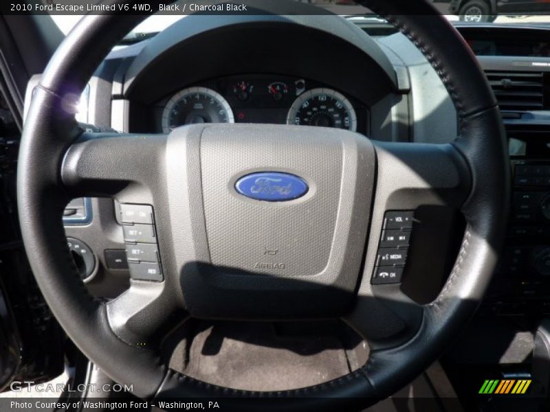 Black / Charcoal Black 2010 Ford Escape Limited V6 4WD