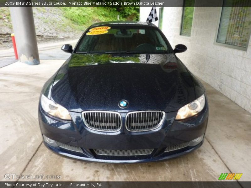 Monaco Blue Metallic / Saddle Brown Dakota Leather 2009 BMW 3 Series 335xi Coupe
