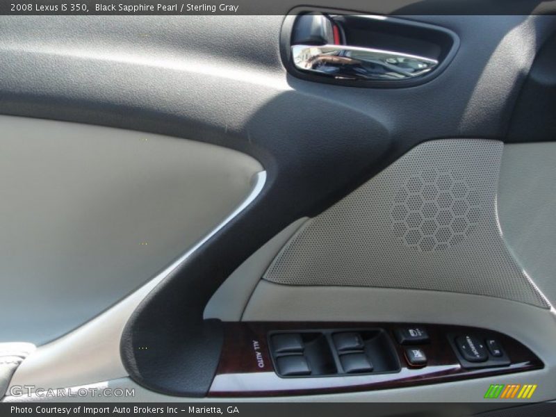 Black Sapphire Pearl / Sterling Gray 2008 Lexus IS 350