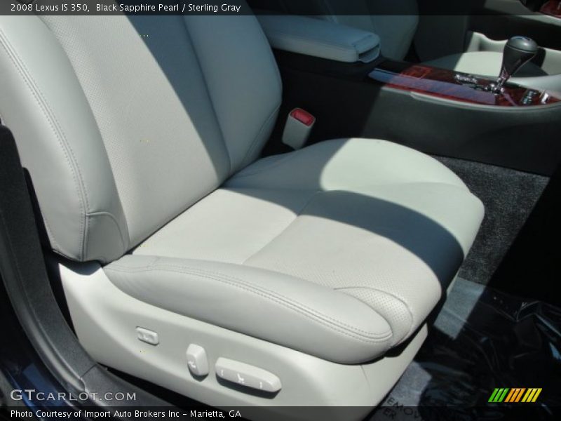 Black Sapphire Pearl / Sterling Gray 2008 Lexus IS 350