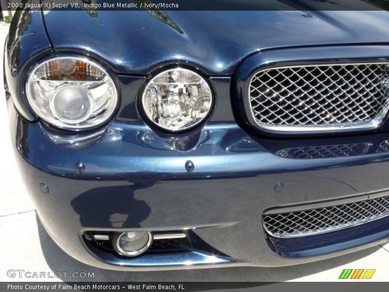 Indigo Blue Metallic / Ivory/Mocha 2008 Jaguar XJ Super V8