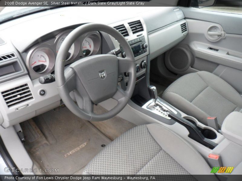 Silver Steel Metallic / Dark Slate Gray/Light Slate Gray 2008 Dodge Avenger SE