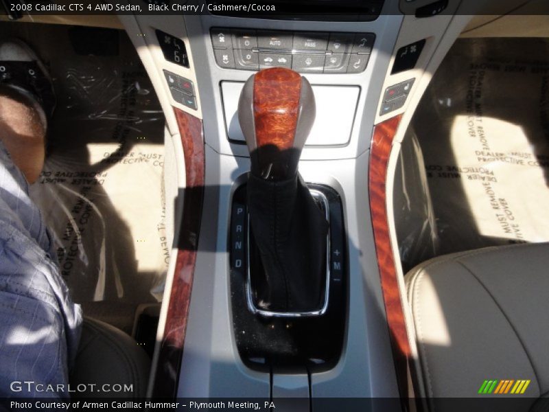Black Cherry / Cashmere/Cocoa 2008 Cadillac CTS 4 AWD Sedan