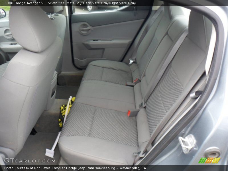 Silver Steel Metallic / Dark Slate Gray/Light Slate Gray 2008 Dodge Avenger SE