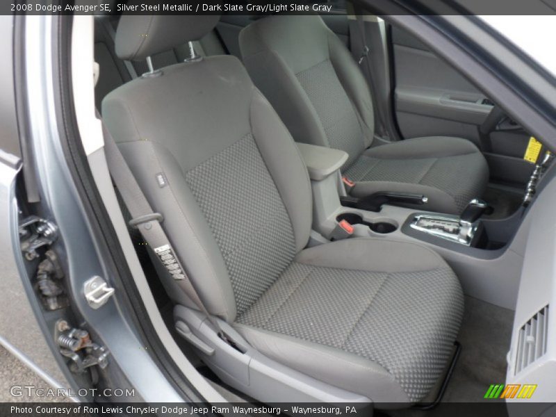 Silver Steel Metallic / Dark Slate Gray/Light Slate Gray 2008 Dodge Avenger SE