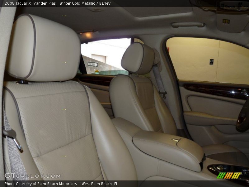 Winter Gold Metallic / Barley 2008 Jaguar XJ Vanden Plas