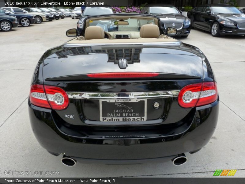 Ebony Black / Caramel 2010 Jaguar XK XK Convertible
