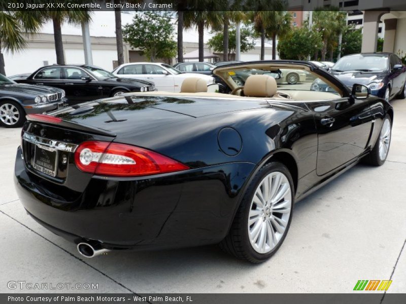 Ebony Black / Caramel 2010 Jaguar XK XK Convertible