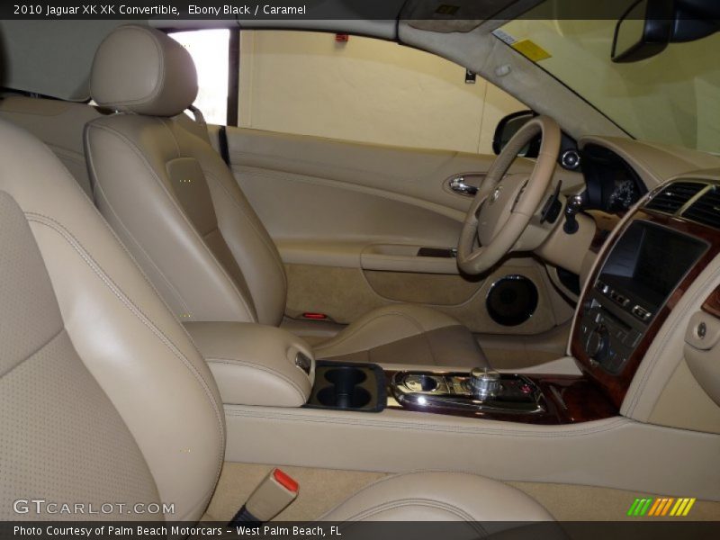 Ebony Black / Caramel 2010 Jaguar XK XK Convertible