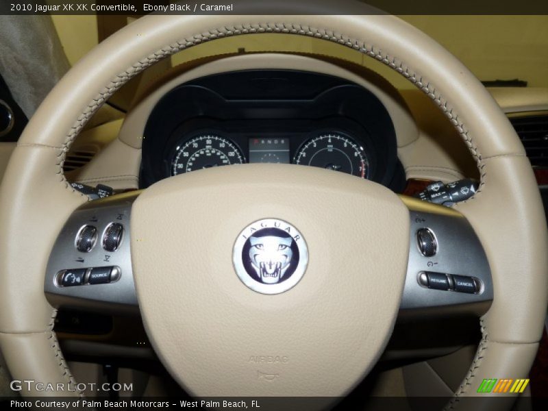 Ebony Black / Caramel 2010 Jaguar XK XK Convertible