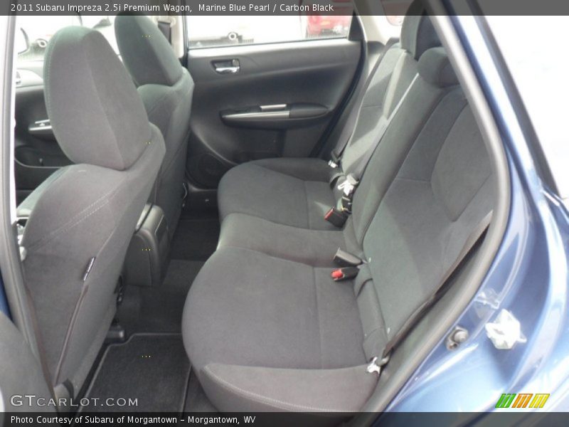 Marine Blue Pearl / Carbon Black 2011 Subaru Impreza 2.5i Premium Wagon