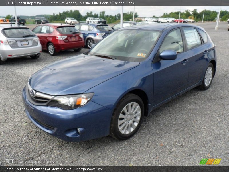 Front 3/4 View of 2011 Impreza 2.5i Premium Wagon