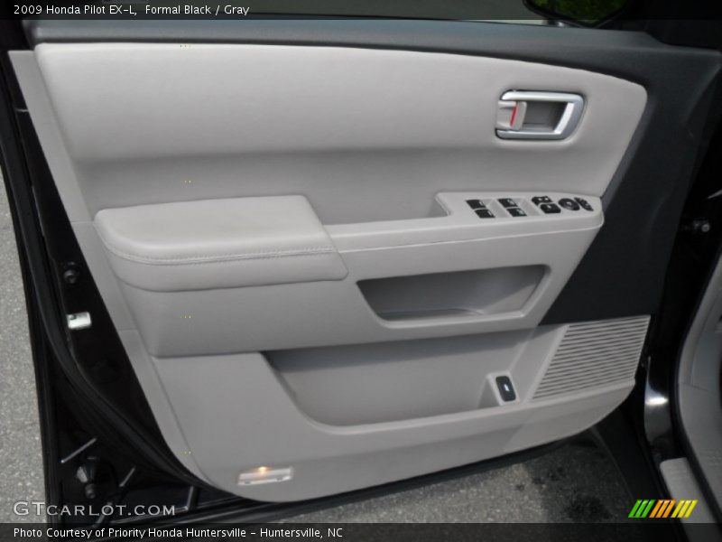 Formal Black / Gray 2009 Honda Pilot EX-L