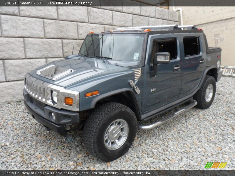 Slate Blue Metallic / Ebony 2006 Hummer H2 SUT
