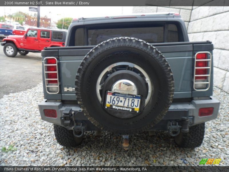 Slate Blue Metallic / Ebony 2006 Hummer H2 SUT