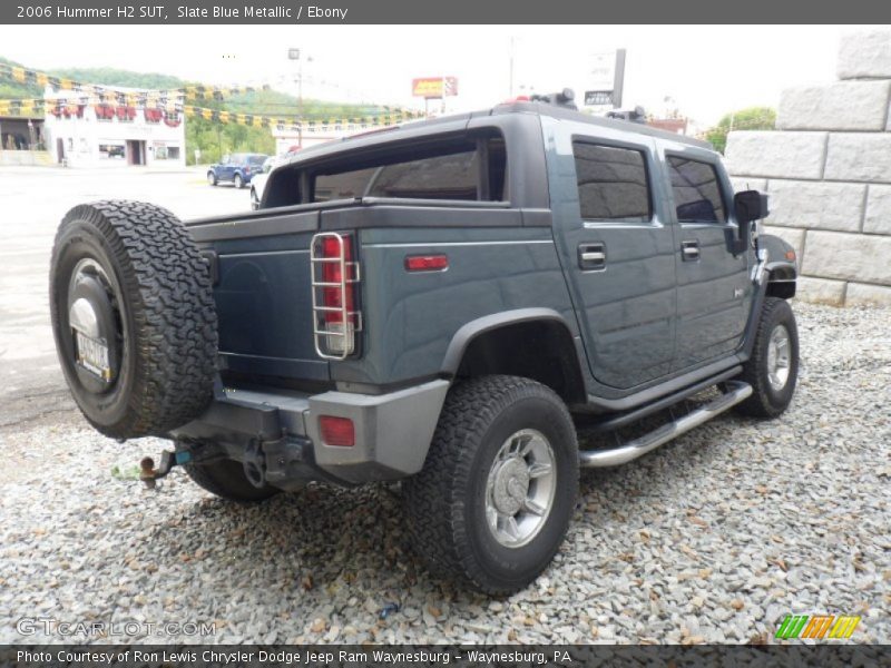 Slate Blue Metallic / Ebony 2006 Hummer H2 SUT