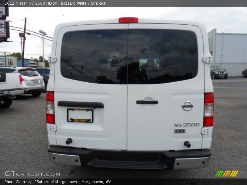 Blizzard White / Charcoal 2012 Nissan NV 3500 HD SV