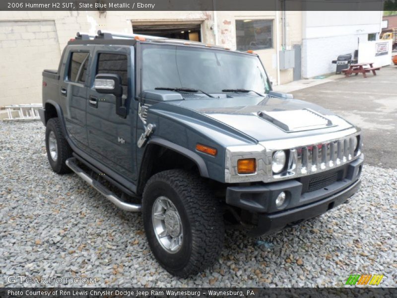 Slate Blue Metallic / Ebony 2006 Hummer H2 SUT