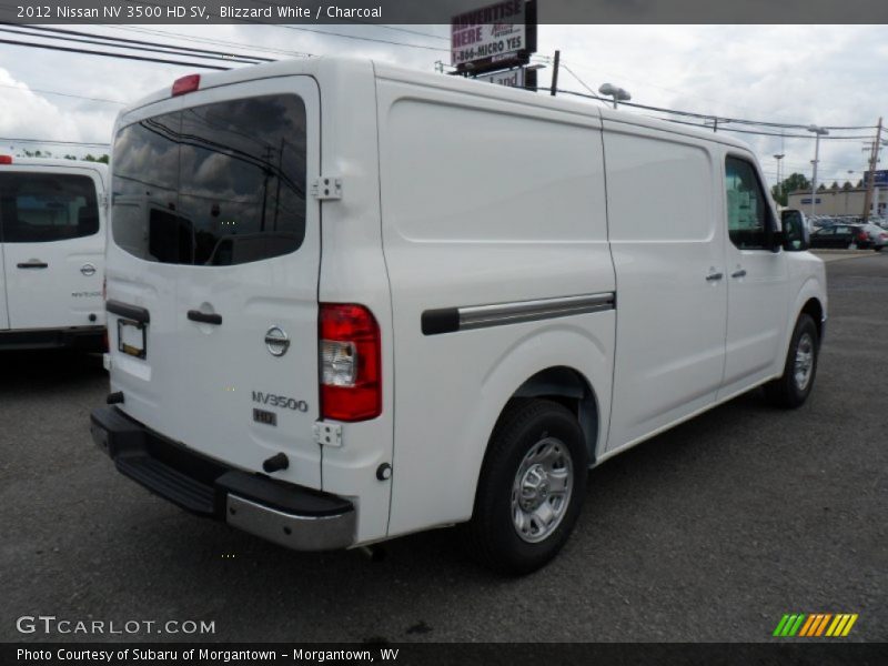 Blizzard White / Charcoal 2012 Nissan NV 3500 HD SV
