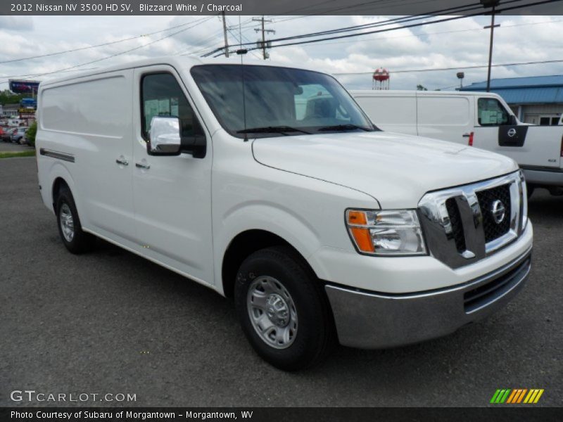 Front 3/4 View of 2012 NV 3500 HD SV