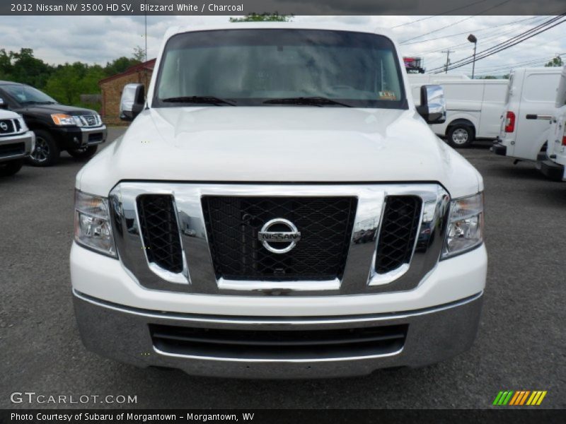 Blizzard White / Charcoal 2012 Nissan NV 3500 HD SV