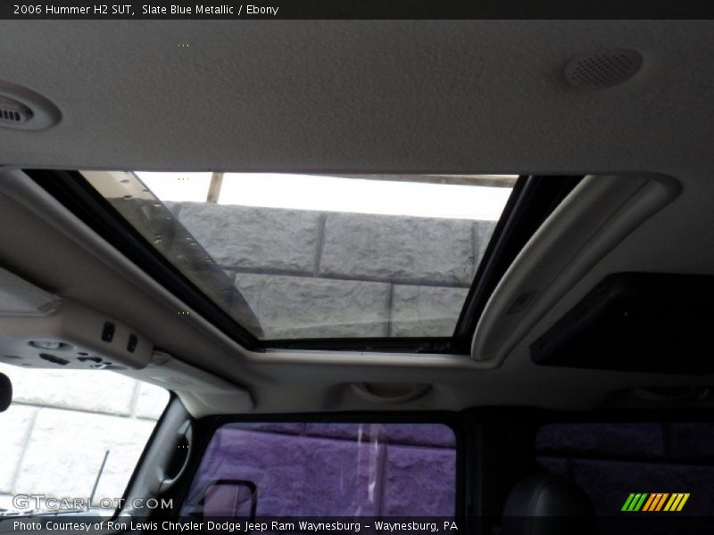 Slate Blue Metallic / Ebony 2006 Hummer H2 SUT