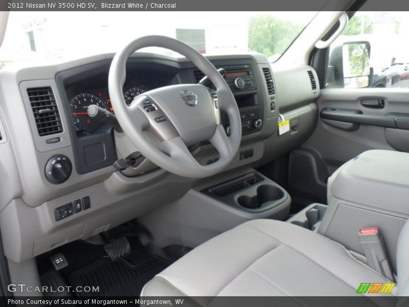  2012 NV 3500 HD SV Charcoal Interior