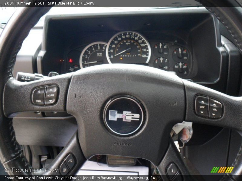 Slate Blue Metallic / Ebony 2006 Hummer H2 SUT