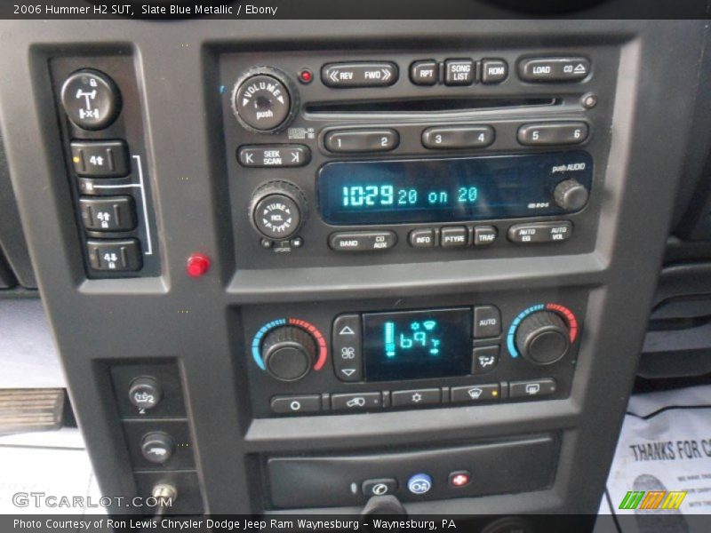 Slate Blue Metallic / Ebony 2006 Hummer H2 SUT