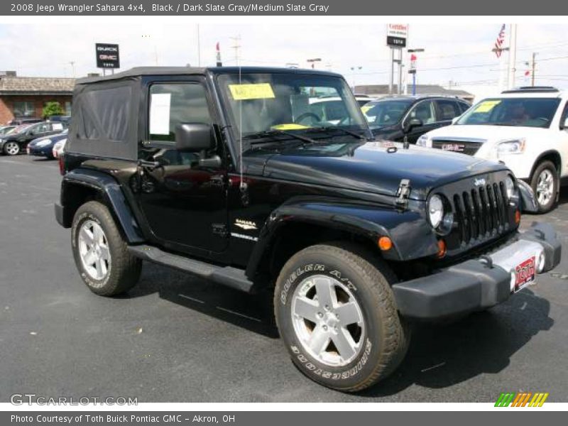 Black / Dark Slate Gray/Medium Slate Gray 2008 Jeep Wrangler Sahara 4x4