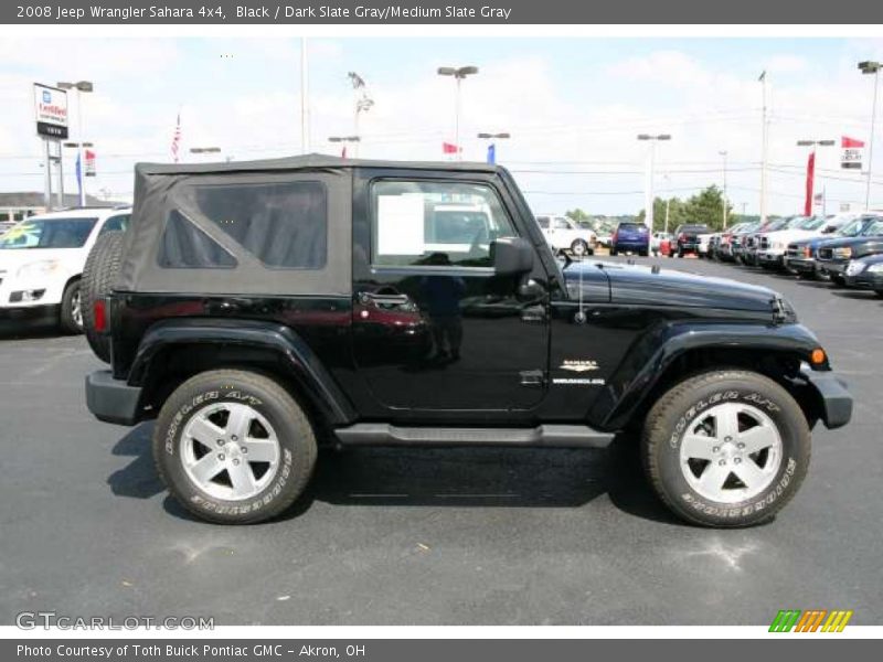 Black / Dark Slate Gray/Medium Slate Gray 2008 Jeep Wrangler Sahara 4x4