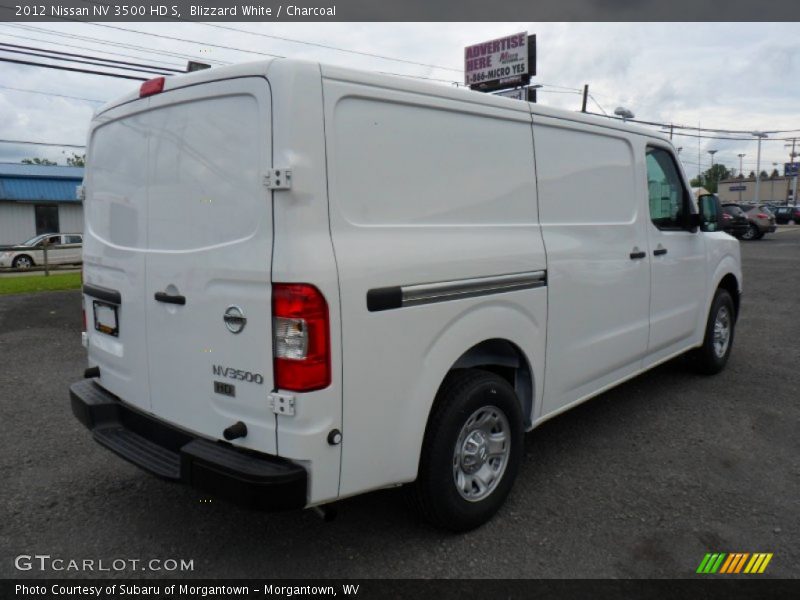 Blizzard White / Charcoal 2012 Nissan NV 3500 HD S