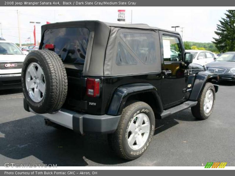 Black / Dark Slate Gray/Medium Slate Gray 2008 Jeep Wrangler Sahara 4x4