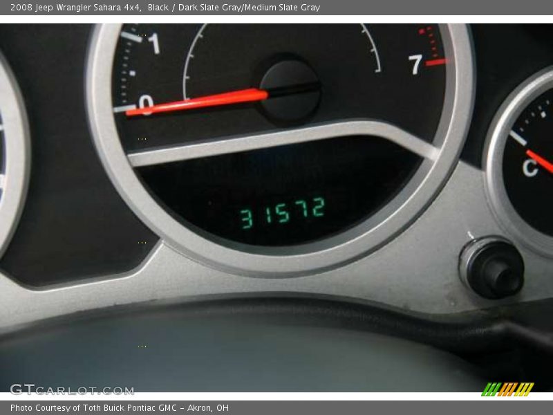 Black / Dark Slate Gray/Medium Slate Gray 2008 Jeep Wrangler Sahara 4x4