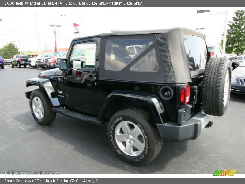 Black / Dark Slate Gray/Medium Slate Gray 2008 Jeep Wrangler Sahara 4x4