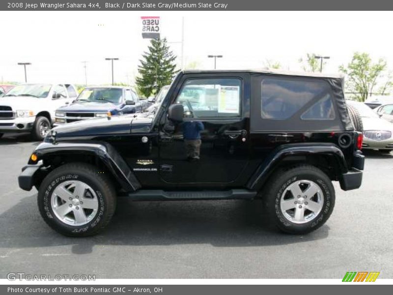 Black / Dark Slate Gray/Medium Slate Gray 2008 Jeep Wrangler Sahara 4x4