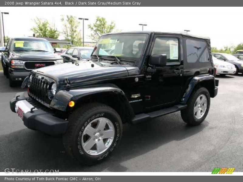 Black / Dark Slate Gray/Medium Slate Gray 2008 Jeep Wrangler Sahara 4x4