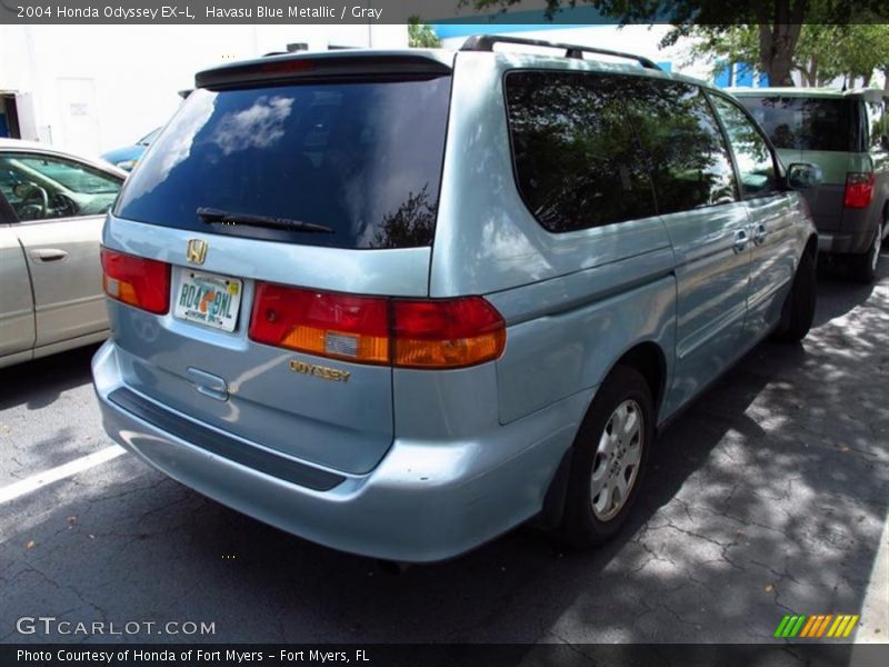 Havasu Blue Metallic / Gray 2004 Honda Odyssey EX-L