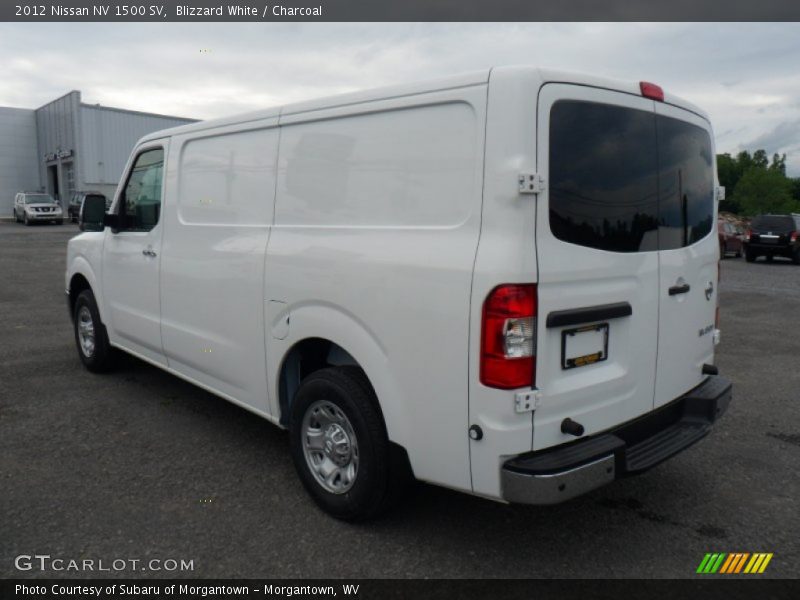 Blizzard White / Charcoal 2012 Nissan NV 1500 SV