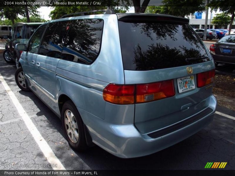 Havasu Blue Metallic / Gray 2004 Honda Odyssey EX-L